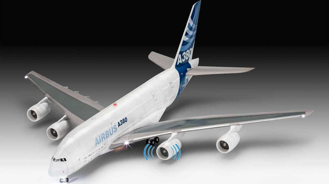 REVELL Plastic ModelKit TECHNIK letadlo 00453 - Airbus A380-800 (1:144) - obrázek 6