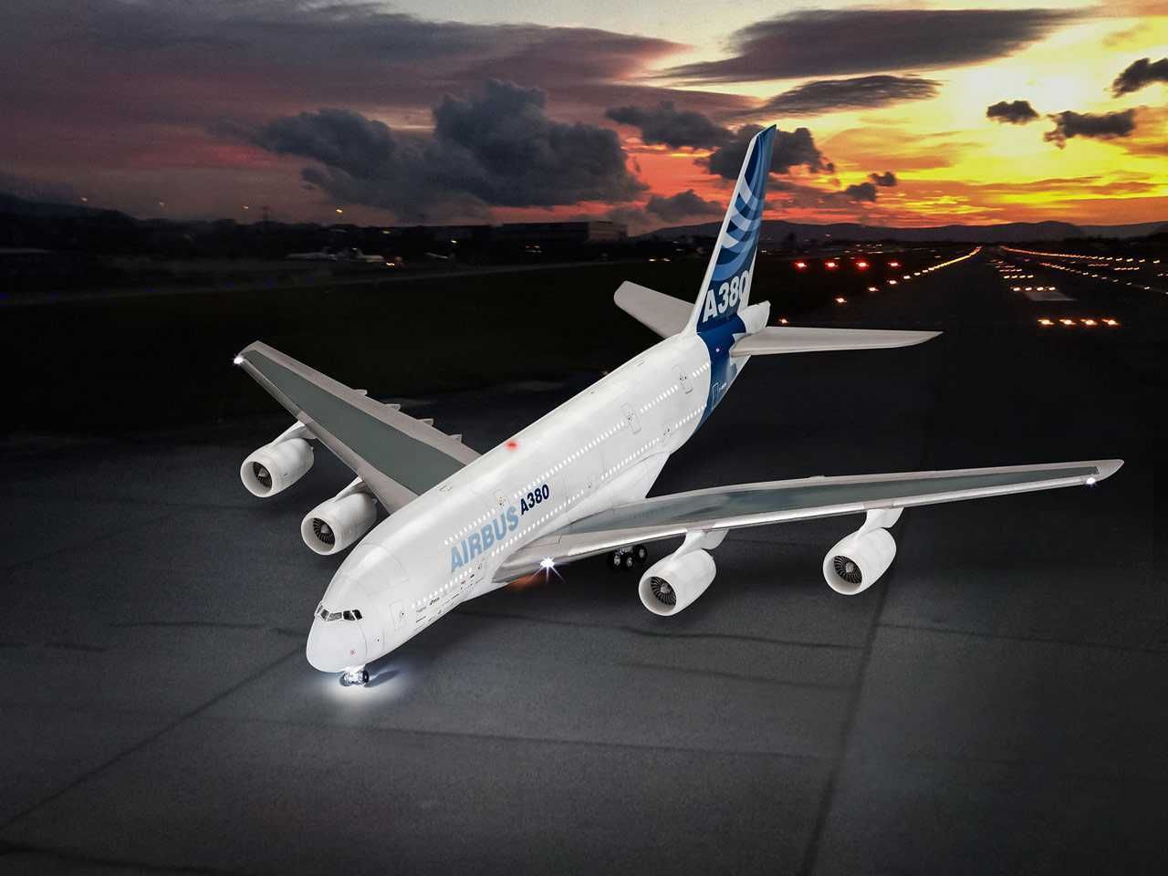 REVELL Plastic ModelKit TECHNIK letadlo 00453 - Airbus A380-800 (1:144) - obrázek 9