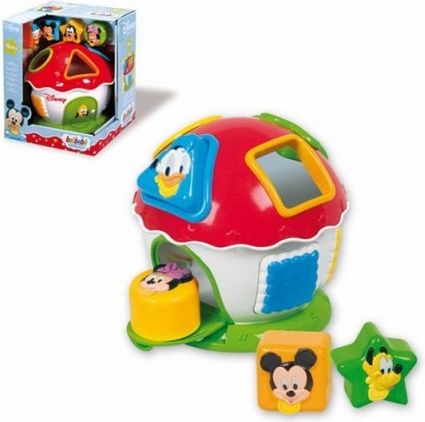 Mickey a kamarádi - vkládací domeček s geometrickými tvary - obrázek 1