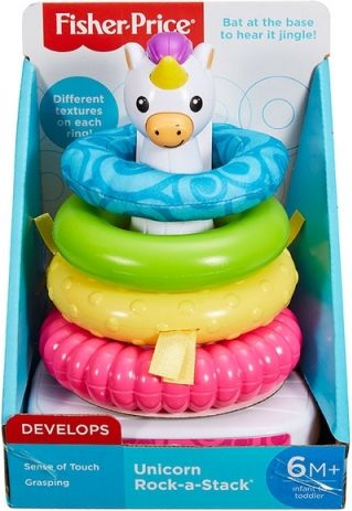 Fisher Price KROUŽKY NA TYČI JEDNOROŽEC - obrázek 1