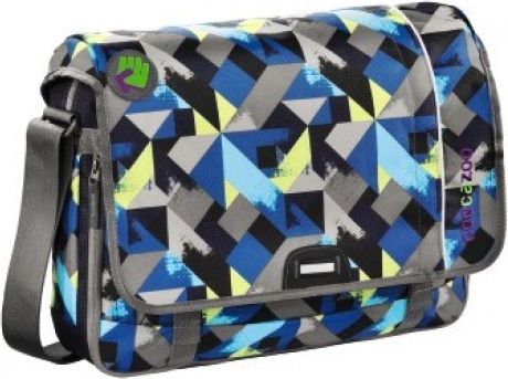 Taška přes rameno Coocazoo HangDang 15,6", Wanna Be Check Lime - obrázek 1