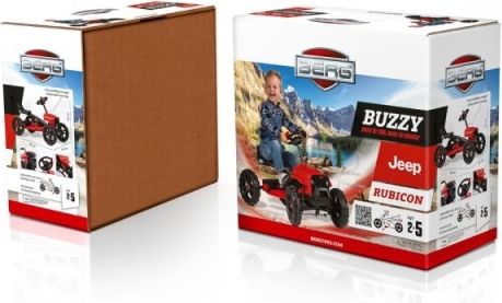 BERG Buzzy - Jeep Rubicon červeno-černý - obrázek 8