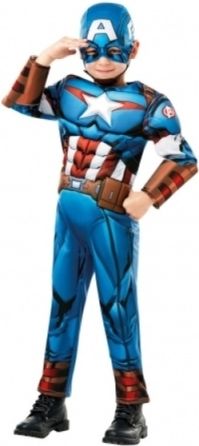 Avengers: Captain America Deluxe - vel. XL - obrázek 1