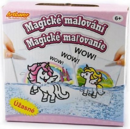 Magické malování kreativní sada v krabici 15x15x4cm - obrázek 1