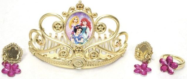Disney princezny - Zlatá korunka a šperky pro princeznu - obrázek 1