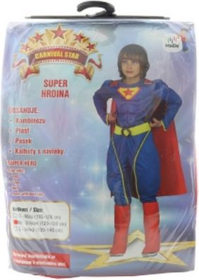 Šaty - Super hrdina, 120 - 130 cm - obrázek 1