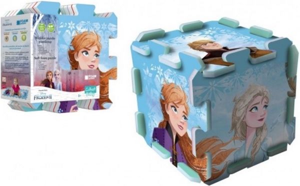 Pěnové puzzle Ledové království II/Frozen II 118x60cm 8ks v sáčku - obrázek 1
