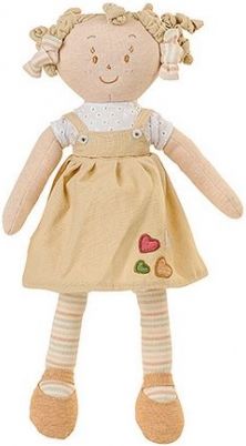 BabyOno Látková panenka EKO Lily - béžová - obrázek 1
