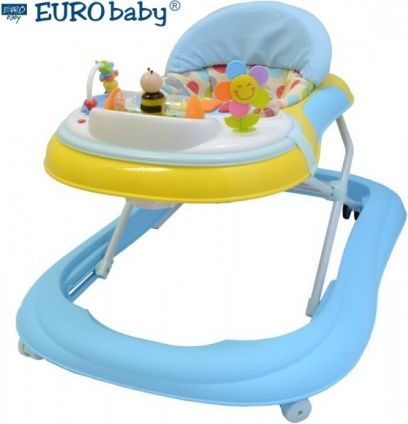 Euro Baby Multifunkční chodítko - modré/žluté, Ce19 - obrázek 1