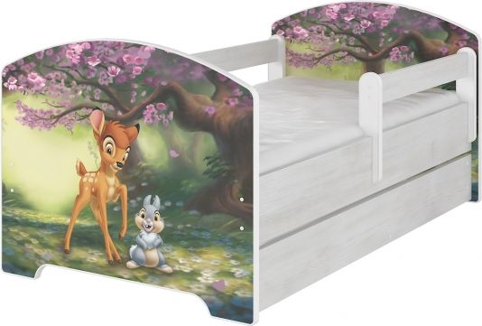 BabyBoo BabyBoo Dětská postel Disney s šuplíkem - BAMBI, D19 - obrázek 1