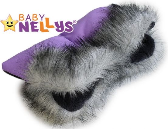 Rukávník ke kočárku s kožešinkou Baby Nellys ®LUX Eskymo - 08 - obrázek 1