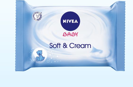 Vlhčené čistící ubrousky NIVEA Soft & Cream - 3+1 gratis - obrázek 1
