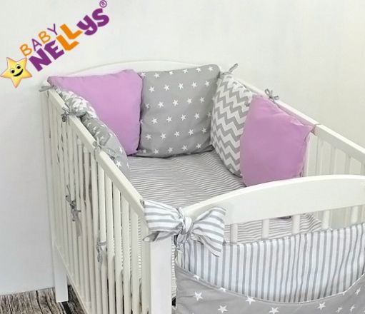 Baby Nellys Mantinel Be Love Lux 135x100cm, polštářkový s povlečením vzor č. 20 - obrázek 1