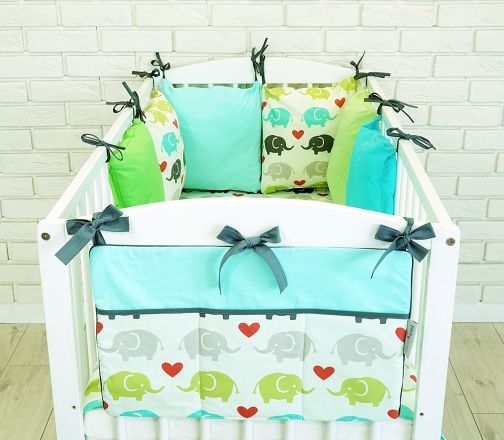 Baby Nellys Praktický kapsář na postýlku - Be Love Retro - č. 04 - obrázek 1