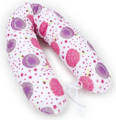 Mamo Tato Kojící polštář - relaxační poduška Multi Pampelišky růžové - obrázek 1