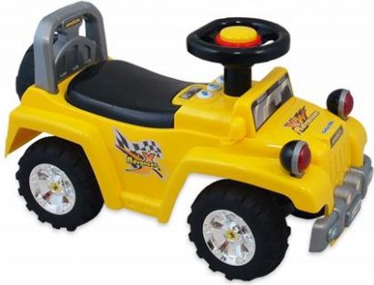 Dětské jezdítko Baby Mix se zvukem - žluté - obrázek 1