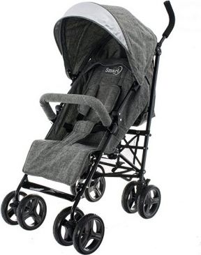 Euro Baby Dětský sportovní kočárek Smart Pro, 2019 - šedý, Ce19 - obrázek 1