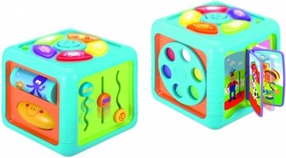 Vzdělávací kostka maxi Smily Play, 4 x 20 cm - obrázek 1