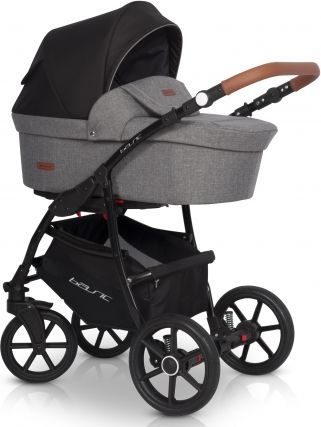 Kočárek Basic Plus 2018 Riko, 2v1 - anthracite - obrázek 1