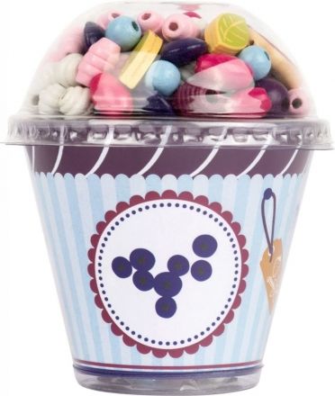 Legler Dřevěné korálky CupCake - fialové - obrázek 1