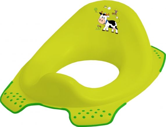 Keeeper Adaptér - treningové sedátko na toaletu Funny Farm - zelený - obrázek 1