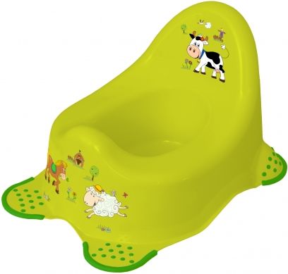 Keeeper Nočník Funny Farm s protiskluzem - zelený - obrázek 1