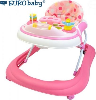 Euro Baby Multifunkční chodítko - růžové - obrázek 1