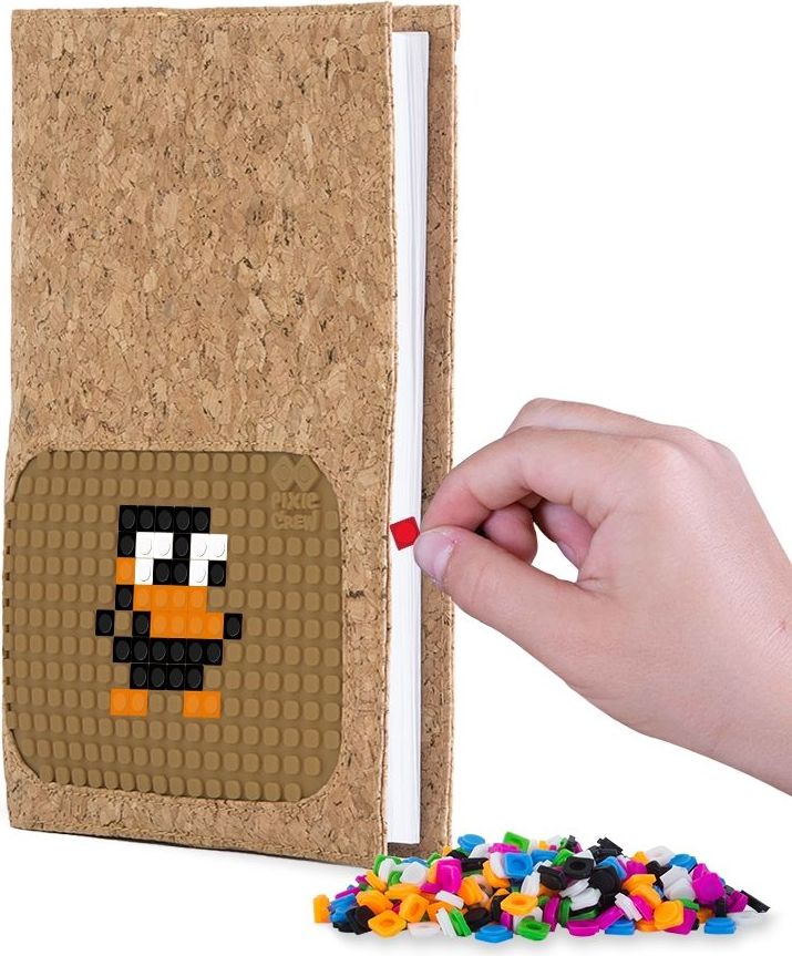 PIXIE CREW poznámkový blok s pixelovým obalem A5 korkový - obrázek 3