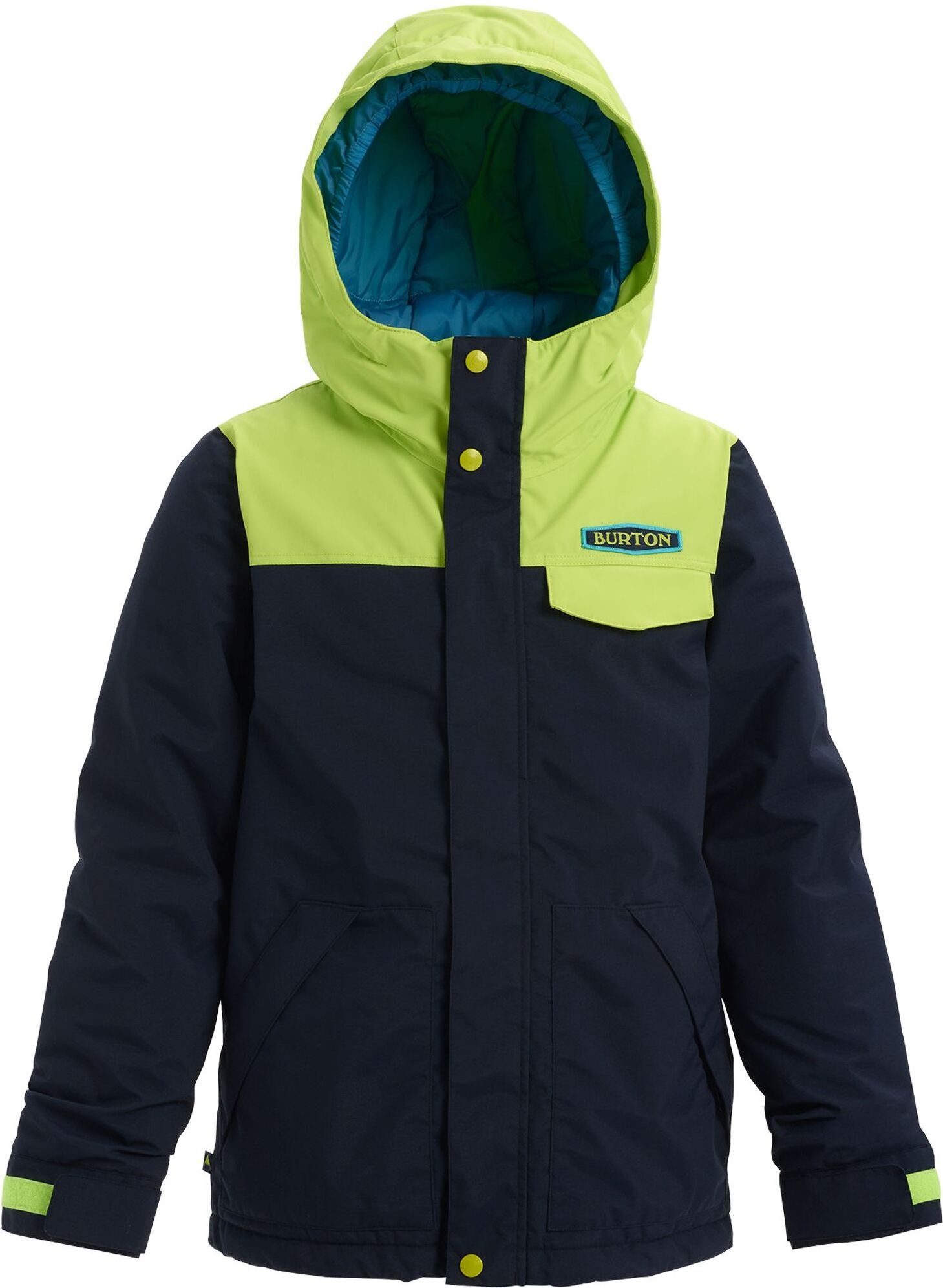 Burton Kids' Dugout Jacket - dress blue / tender shoots 140-147 - obrázek 1