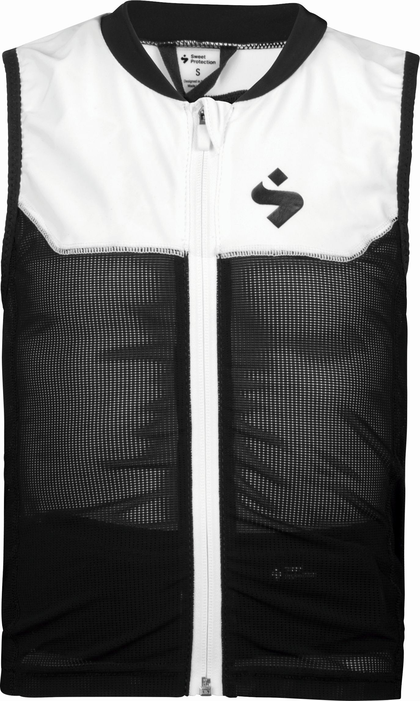 Sweet Protection Back Protector Race Vest JR - True Black/Snow White XS - obrázek 1