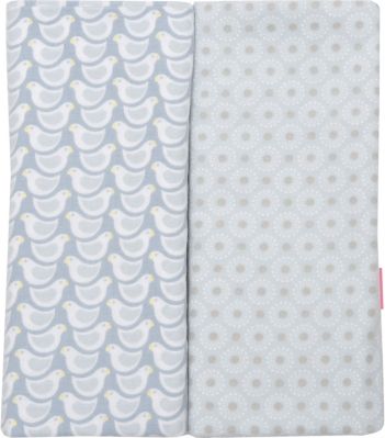 MOTHERHOOD Premium Flanelové pleny (80x120 cm) - modrý ptáček - obrázek 2