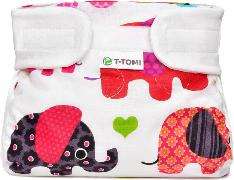 T-TOMI Abdukční kalhotky (3-6 kg) – pink elephants - obrázek 1