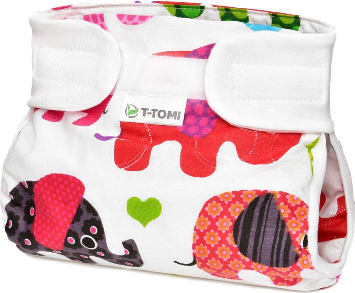 T-TOMI Abdukční kalhotky (3-6 kg) – pink elephants - obrázek 2