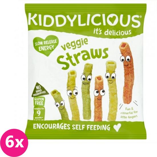 6x KIDDYLICIOUS Tyčinky - Zeleninové, 12 g - obrázek 1