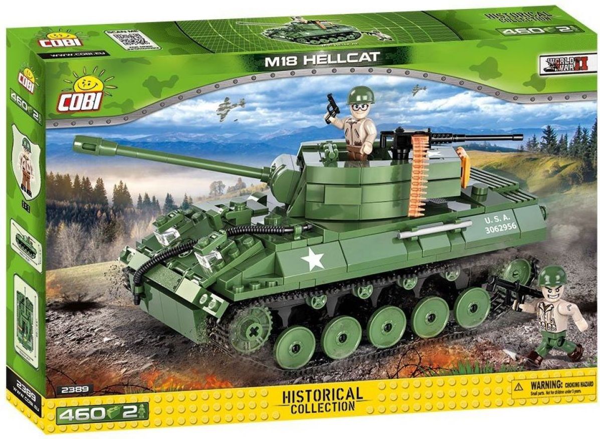 Cobi 2389 Malá armáda II. světová válka M18 Hellcat - obrázek 1