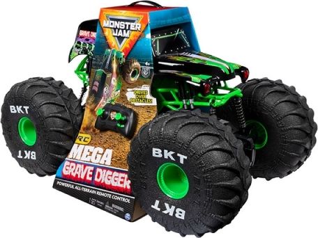 MONSTER JAM RC GRAVE DIGGER MEGA - obrázek 1