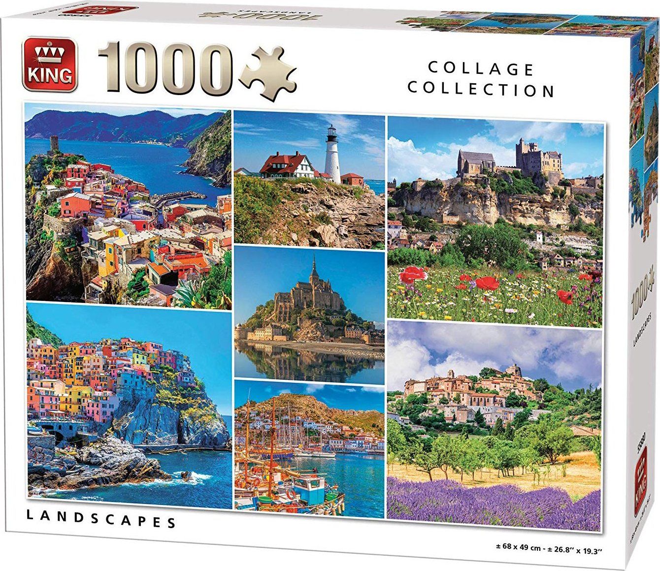 KING Puzzle Krásné výhledy 1000 dílků - obrázek 1
