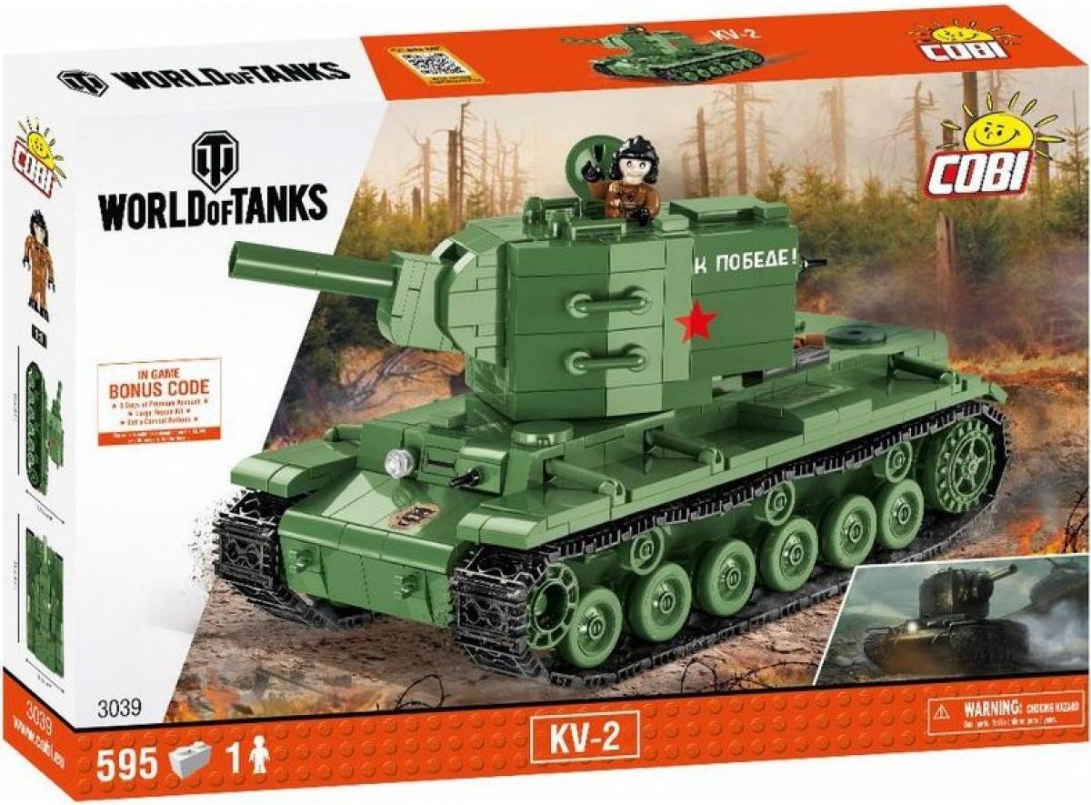 Cobi Malá armáda 3038 World of Tanks Tank KV-2 - obrázek 1