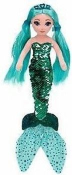 Ty Mermaids WAVERLY zelená mořská panna s flitry 27 cm - obrázek 1