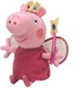 Plyš Beanie Babies Lic PEPPA PIG – Princezna - obrázek 1