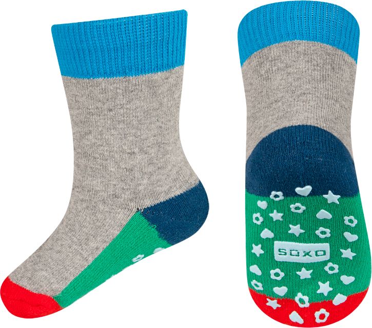 Dětské termo ponožky SOXO WINTER modré Velikost: 22-24 - obrázek 1