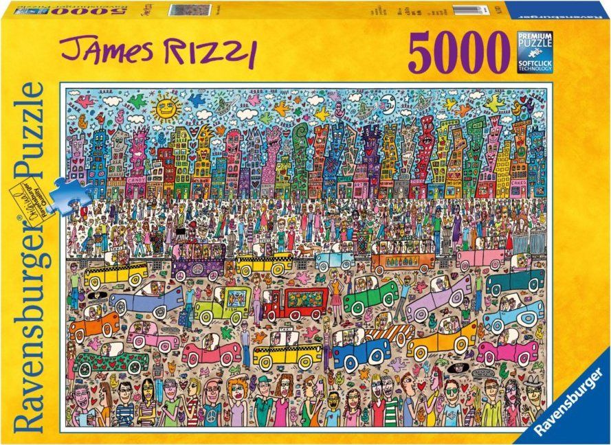 RAVENSBURGER Puzzle Nothing is as pretty as a Rizzi City 5000 dílků - obrázek 2