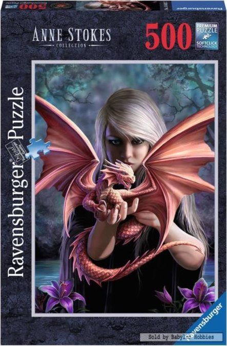 RAVENSBURGER Puzzle Dračí dívka 500 dílků - obrázek 2