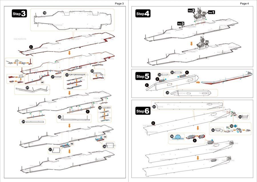 METAL EARTH 3D puzzle Letadlová loď USS Theodore Roosevelt CVN-71 (ICONX) - obrázek 2