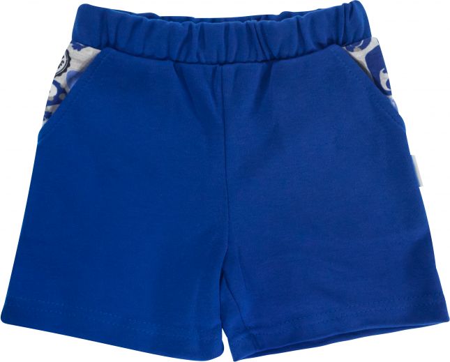 Mamatti Kojenecké bavlněné kalhotky, kraťásky Mamatti Chameleon - modré, vel. 80 - obrázek 1