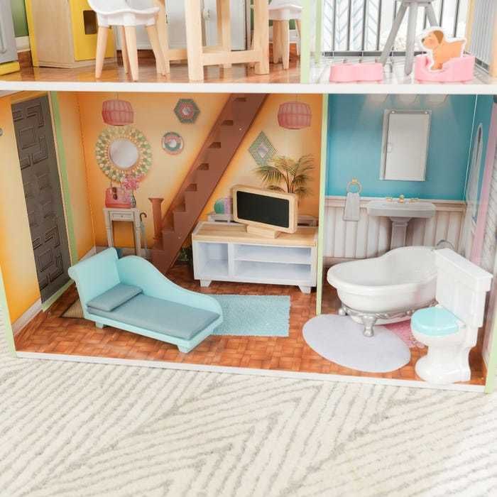 KidKraft Dřevěný domeček Hallie - obrázek 4
