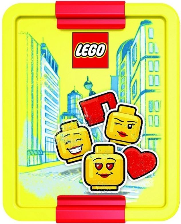 LEGO ICONIC Girl box na svačinu - žlutá/červená - obrázek 2