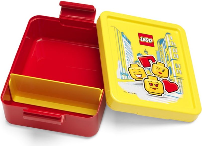 LEGO ICONIC Girl box na svačinu - žlutá/červená - obrázek 3