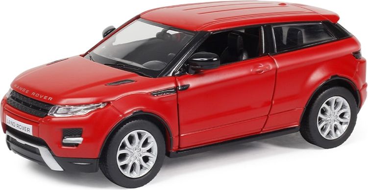 5" RMZ CITY DIE CAST RANGE ROVER EVOQUE (MATTE RED) - obrázek 1