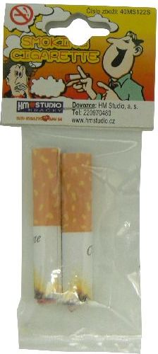 Falešná cigareta krátká 2ks - obrázek 1